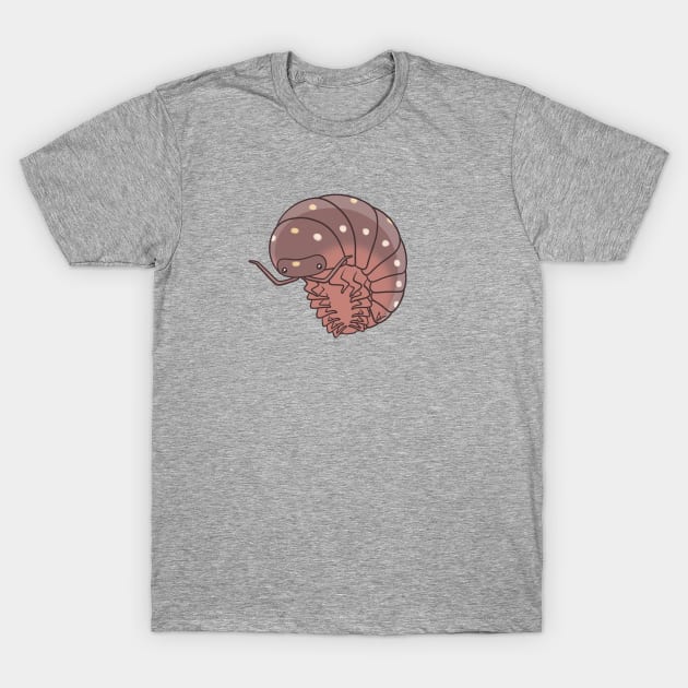 Montenegro Clown Isopod Or Pillbug - Armadillidium Klugii T-Shirt by anacecilia